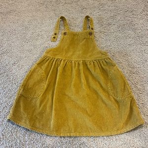 Zara little girls overall dress